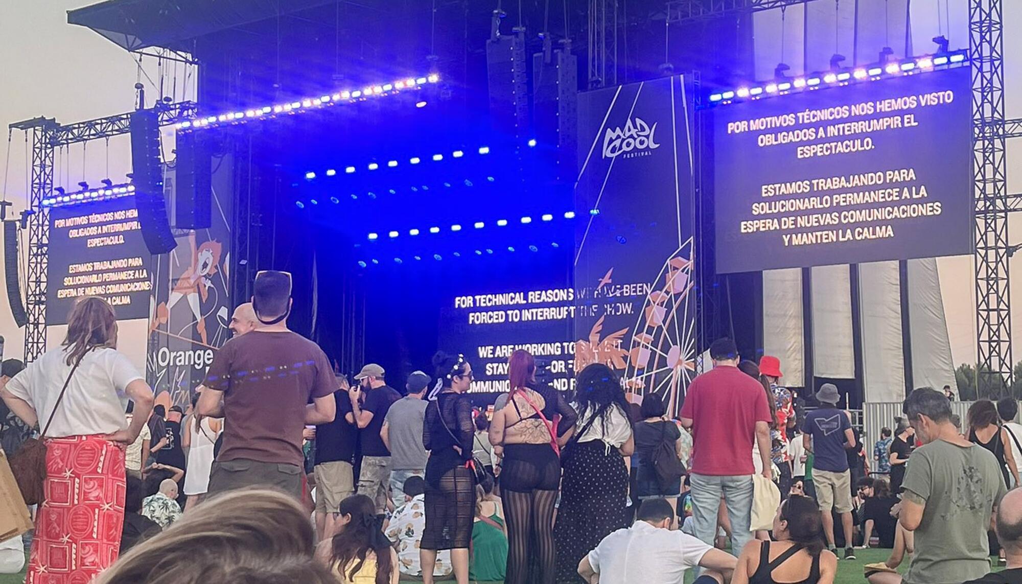 Mad Cool 2025 apagon